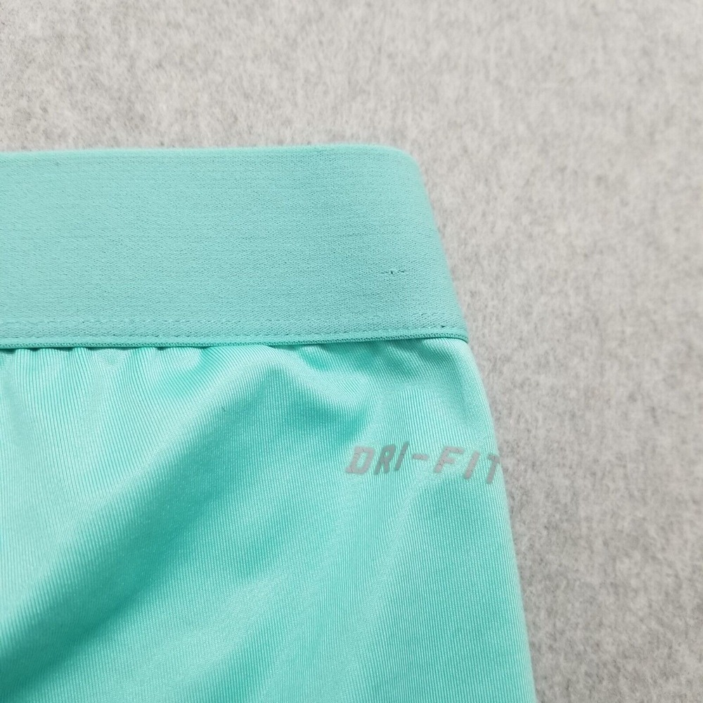 Nike Pro Sweatpants Womens Medium Green Elastic Dri Fit Cyan - Picture 9 of 10